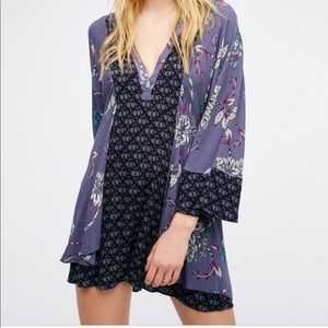 Free People Abbie Printed Mini Dress